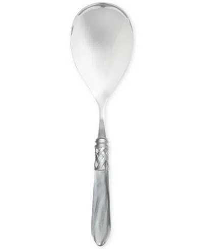 Vietri Aladdin Brilliant Serving Spoon In Lt,pas Gry
