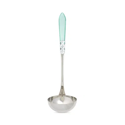 Vietri Aladdin Brilliant Soup Ladle In Aqua