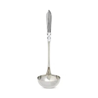 Vietri Aladdin Brilliant Soup Ladle In Light Grey
