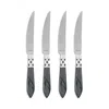 Vietri Aladdin Brilliant Steak Knives, Set Of 4 In Charcoal