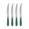 Vietri Aladdin Brilliant Steak Knives, Set Of 4 In Green
