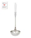 Vietri Aladdin Brilliant White Soup Ladle With $7 Credit In White