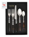 Vietri Aladdin Tortoiseshell 20pc Flatware Set With $46 Credit