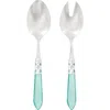 Vietri Aladdin Brilliant 2-pc. Salad Server Set In Aqua