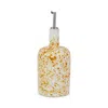 Vietri Amalfitana Splatter Olive Oil Bottle In Yellow