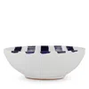 Vietri Amalfitana Stripe Cereal Bowl In White