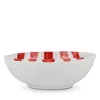 Vietri Amalfitana Striped Cereal Bowl In Red