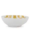 Vietri Amalfitana Stripe Cereal Bowl In Yellow
