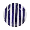 Vietri Amalfitana Striped Dinner Plate In Cobalt