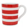 Vietri Amalfitana Striped Mug In Red