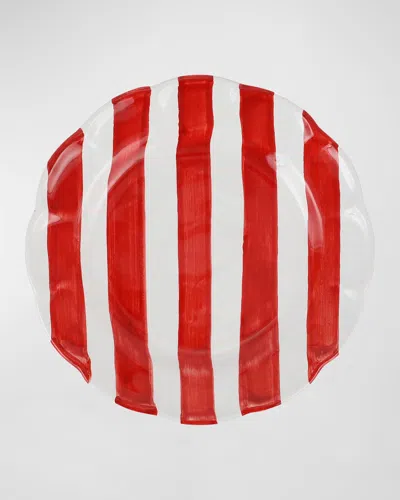 VIETRI AMALFITANA STRIPE SALAD PLATE