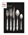 Vietri Ares Argento 20pc Flatware Set In White