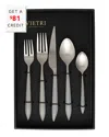 Vietri Ares Argento 20pc Flatware Set In Grey