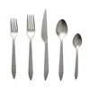 Vietri Ares Argento & Light Gray 5-piece Place Setting In Silver