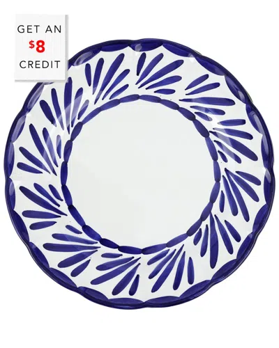 Vietri Arezzo Dinner Plate With $8 Credit