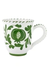 Vietri Arezzo Aqua Mug In Green