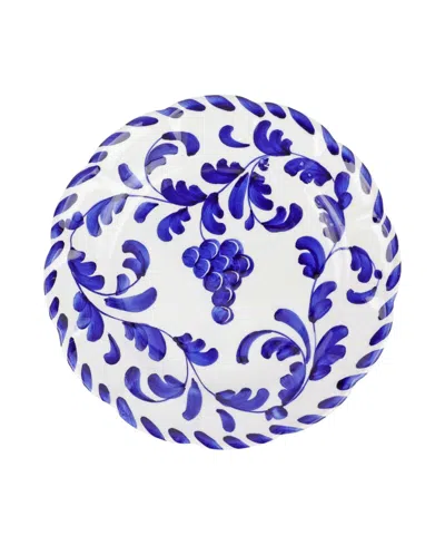 Vietri Arezzo Salad Plate In Blue