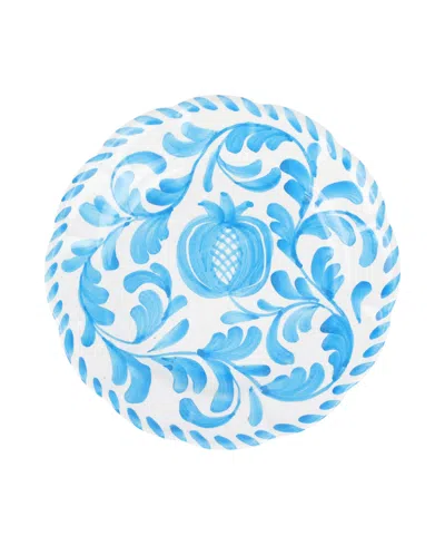 Vietri Arezzo Salad Plate In Blue