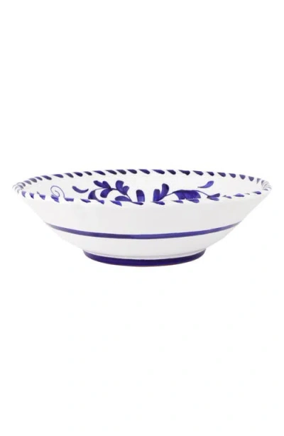 Vietri Arezzo Serving Bowl In Blue