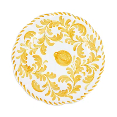 VIETRI AREZZO YELLOW ROUND PLATTER