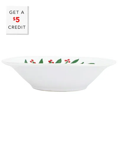 Vietri Aria Holiday Cereal Bowl With $5 Credit