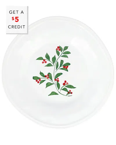 Vietri Aria Holiday Salad Plate With $5 Credit