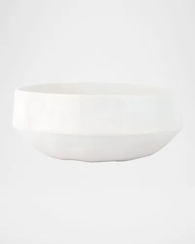Vietri Aria White Organic Large Serving Bowl