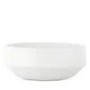 Vietri Aria White Organic Large Serving Bowl In White