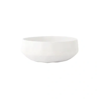 Vietri Aria White Organic Medium Serving Bowl