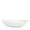 Vietri Aria White Oval Shallow Bowl In White