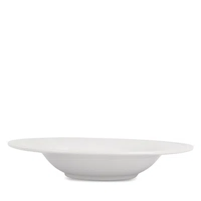 Vietri Aria White Shallow Serving Bowl