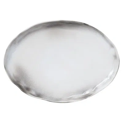Vietri Aurora Ash Large Oval Platter