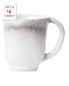 Vietri Aurora Ash Mug With $6 Credit In Grey