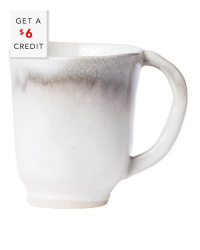 Vietri Aurora Ash Mug With $6 Credit In Grey