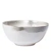 Vietri Medium Aurora Stoneware Bowl In Gray