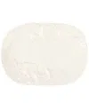 Vietri Autunno Figural Rectangular Platter In White