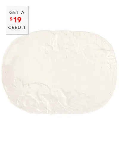 VIETRI VIETRI AUTUNNO FIGURAL RECTANGULAR PLATTER WITH $12 CREDIT