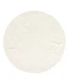 Vietri Autunno Figural Round Platter In Cream