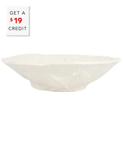 Vietri Autunno Figural Serving Bowl With $19 Credit In Neutral
