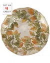 Vietri Autunno Glass Large Serving Bowl
