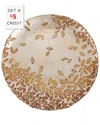Vietri Autunno Glass Round Platter
