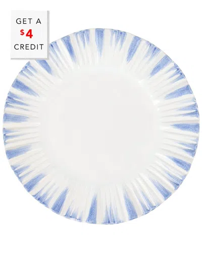 Vietri Bari American Dinner Plate With $4 Credit In Blue