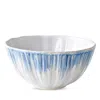 Vietri Bari Blue And White Cereal Bowl In Blue