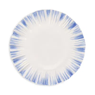 VIETRI BARI BLUE AND WHITE SMALL ROUND PLATTER