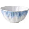 Vietri Bari Blue And White Cereal Bowl In Blue