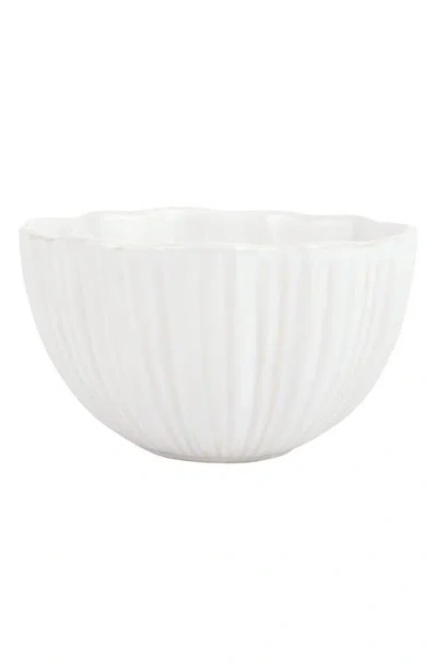 Vietri Bari Condiment Bowl In White