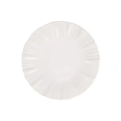 Vietri Bari Salad Plate In White