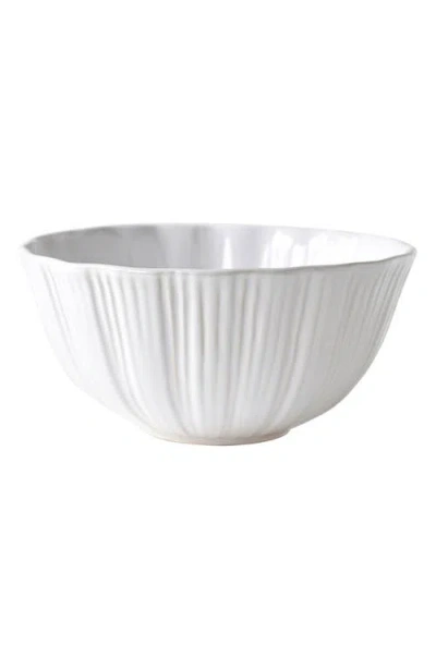 Vietri Bari White Serving Bowl