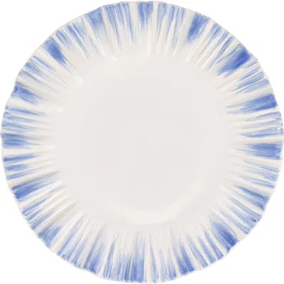 Vietri Bari Blue And White Small Round Platter