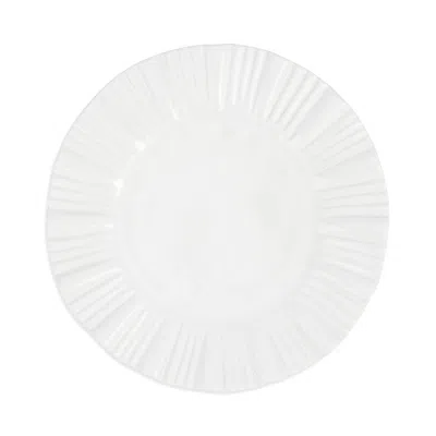 Vietri Bari White American Dinner Plate